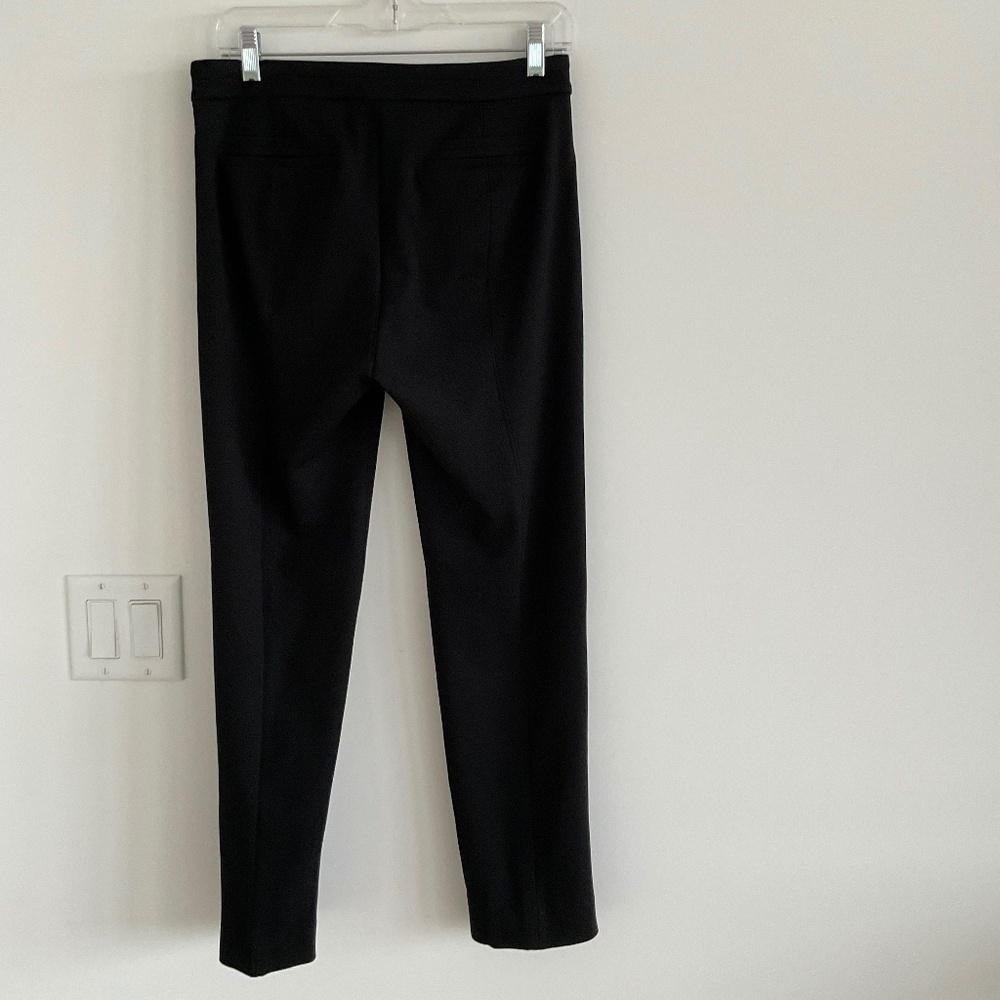 J Crew Black Slim Stretch Twill Ankle Pants Size 4 - Picture 4 of 7